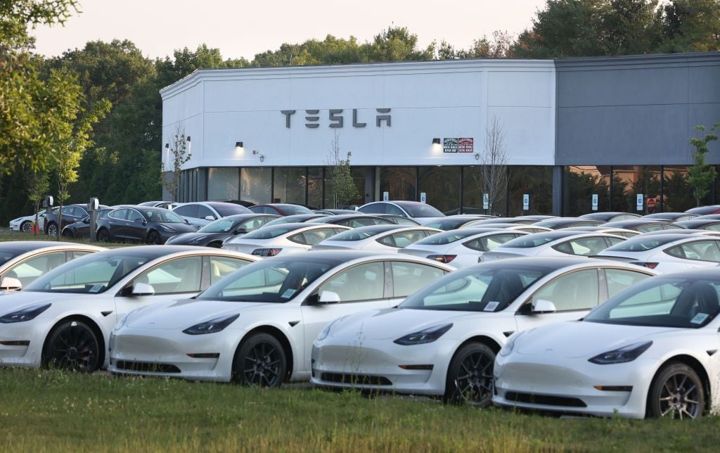 Tesla Shares Are Down a Bit, But They're Still Up a Lot